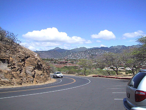 Straßen auf Oahou - Hawaii