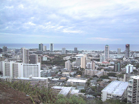Blick über Waikiki - Hawaii