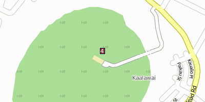 Diamond Head  Hawaii Stadtplan